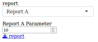 Numeric input UI element created at runtime.